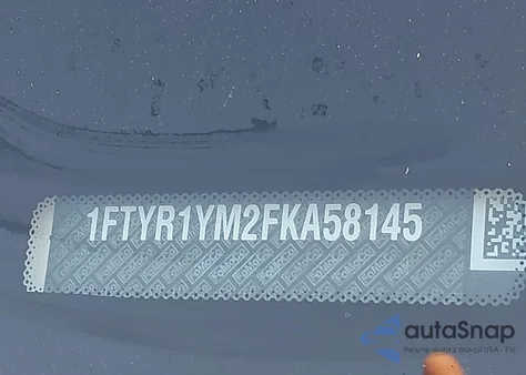 2015 Ford Transit-250 z USA, uszkodzony, nr VIN 1FTYR1YM2FKA58145